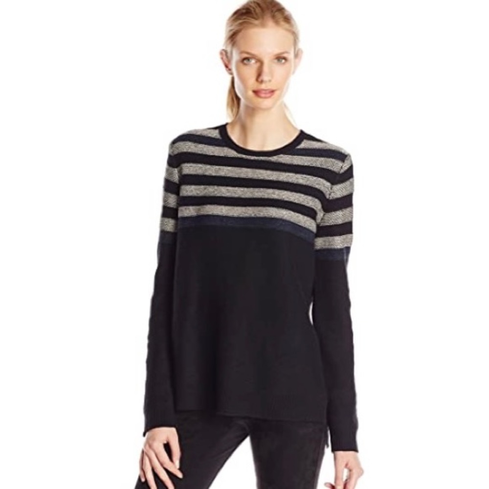 BCBGMaxAzria Wanda colorblock sweater